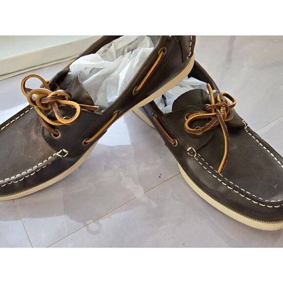 Tommy Hilfiger Mens Size 8.5 Brown Loafer - Picture 5 of 12